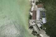 Airborne imagery of the Aldabra research station